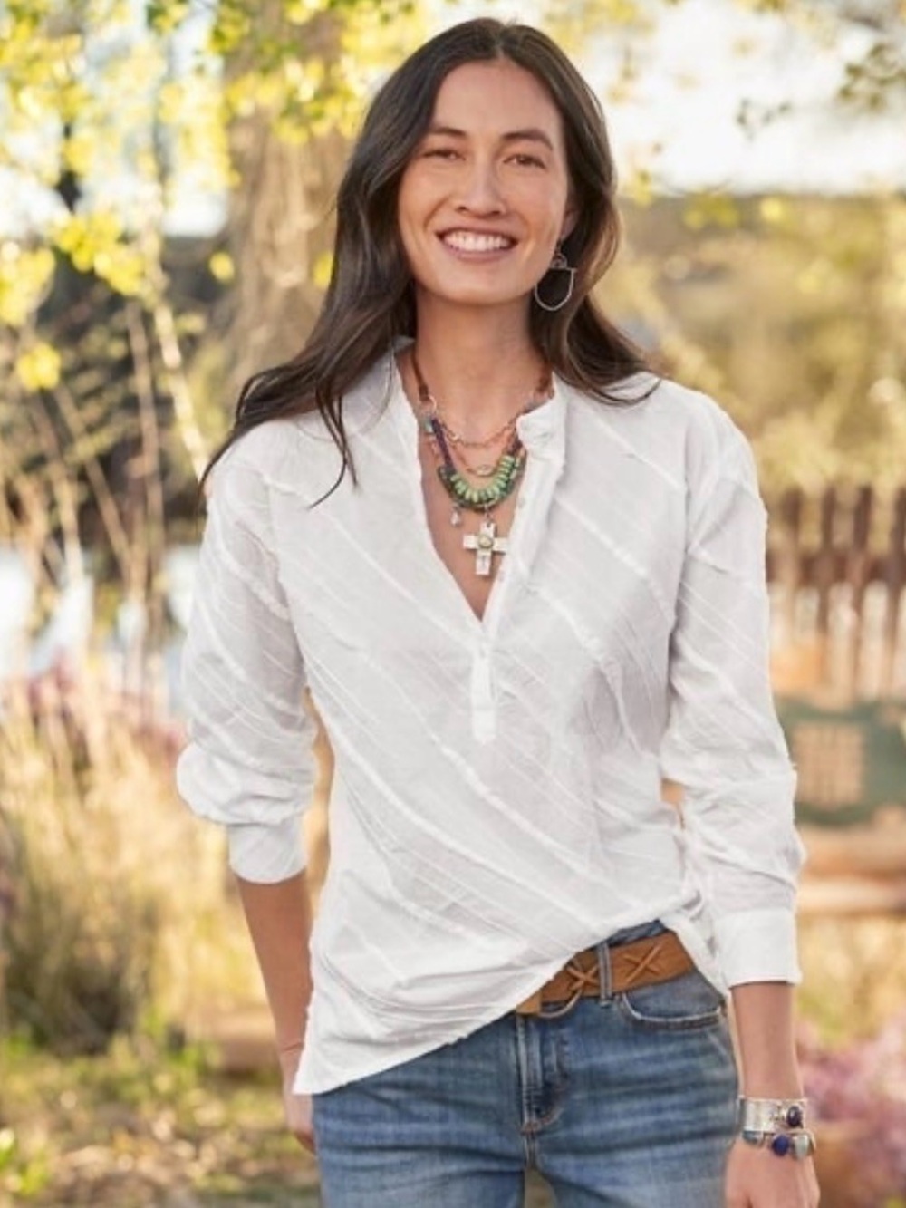 Sundance Women's Lightweight Cottonwood Blouse XL-P